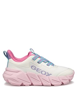 Sneakersy Geox J Flexyper Fast J55N5A 0T99J C0406 M Biały ze sklepu eobuwie.pl w kategorii Buty sportowe dziecięce - zdjęcie 178666510