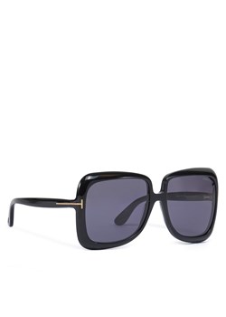 Okulary przeciwsłoneczne Tom Ford FT1156 01A Czarny ze sklepu eobuwie.pl w kategorii Okulary przeciwsłoneczne damskie - zdjęcie 178666590