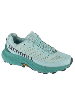 Buty do biegania Merrell Agility Peak 5 J068266 zielone ze sklepu ButyModne.pl w kategorii Buty sportowe damskie - zdjęcie 178668133