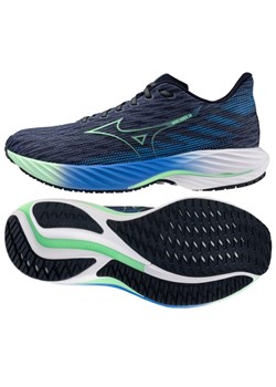 Buty do biegania Mizuno Wave Rider 28 J1GC240351 niebieskie ze sklepu ButyModne.pl w kategorii Buty sportowe męskie - zdjęcie 178668150