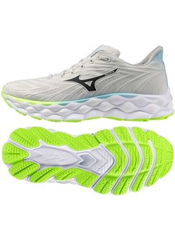 Buty do biegania Mizuno Wave Sky 8 J1GC240256 szare ze sklepu ButyModne.pl w kategorii Buty sportowe męskie - zdjęcie 178668153