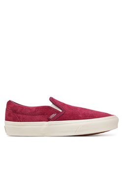 Tenisówki Vans Classic Slip-On VN000D6YZCF1 Bordowy ze sklepu eobuwie.pl w kategorii Trampki damskie - zdjęcie 178669742