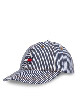 Czapka z daszkiem Tommy Jeans Tjm Heritage Stripe Cap AM0AM13358 Granatowy ze sklepu eobuwie.pl w kategorii Czapki z daszkiem męskie - zdjęcie 178669780