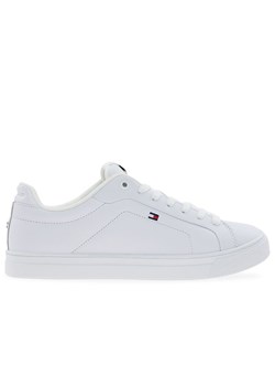 Buty Tommy Hilfiger Icon Court Leather FM0FM05317-YBS - białe ze sklepu streetstyle24.pl w kategorii Buty sportowe męskie - zdjęcie 178669873