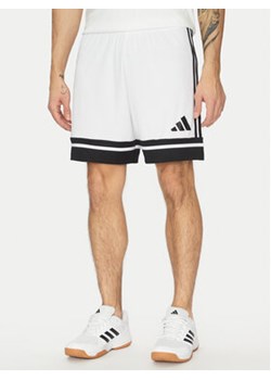 adidas Szorty sportowe Squadra 25 JH3412 Biały Regular Fit ze sklepu MODIVO w kategorii Spodenki męskie - zdjęcie 178670342