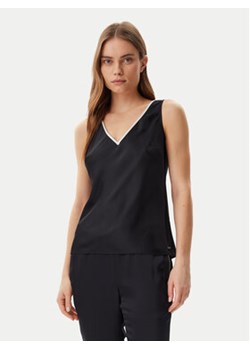 Calvin Klein Top K20K208185 Czarny Regular Fit ze sklepu MODIVO w kategorii Bluzki damskie - zdjęcie 178670353