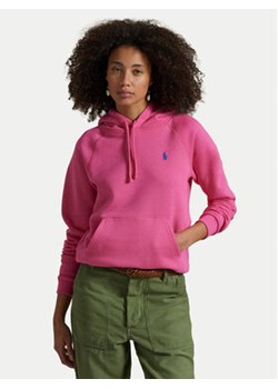 Polo Ralph Lauren Bluza 211949951011 Różowy Relaxed Fit ze sklepu MODIVO w kategorii Bluzy damskie - zdjęcie 178670442