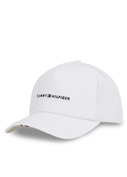 Czapka z daszkiem Tommy Hilfiger Th Foundation Soft 6 Panel Cap AM0AM13162 Biały ze sklepu eobuwie.pl w kategorii Czapki z daszkiem męskie - zdjęcie 178675842