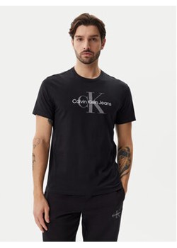 Calvin Klein Jeans T-Shirt LV040EM286 Czarny Regular Fit ze sklepu MODIVO w kategorii T-shirty męskie - zdjęcie 178676501