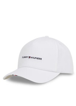 Tommy Hilfiger Czapka z daszkiem Th Foundation Soft 6 Panel Cap AM0AM13162 Biały ze sklepu MODIVO w kategorii Czapki z daszkiem męskie - zdjęcie 178676720