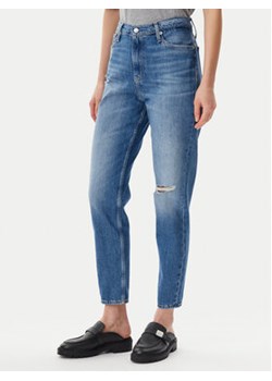 Calvin Klein Jeans Jeansy J20J225140 Niebieski Mom Fit ze sklepu MODIVO w kategorii Jeansy damskie - zdjęcie 178677854