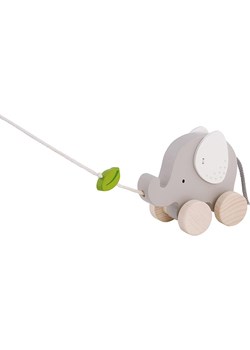 Goki Zabawka &quot;Słoń z liściem&quot; do ciągnięcia - 12 m+ ze sklepu Limango Polska w kategorii Zabawki - zdjęcie 178679110