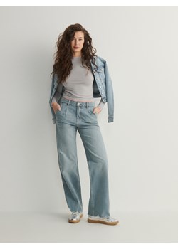 Reserved - Bluzka z modalem - jasnoszary ze sklepu Reserved w kategorii Bluzki damskie - zdjęcie 178681774