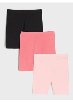 Sinsay - Kolarki z prążkowanej dzianiny 3 pack - różowy ze sklepu Sinsay w kategorii Odzież dla niemowląt - zdjęcie 178684924