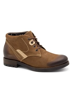 Buty męskie zimowe 1028 brązowe ze sklepu butyolivier w kategorii Buty zimowe męskie - zdjęcie 178687914