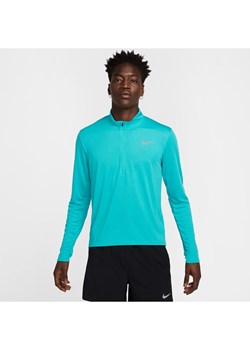 Męska koszulka do biegania z zamkiem 1/2 Dri-FIT Nike Pacer - Zieleń ze sklepu Nike poland w kategorii T-shirty męskie - zdjęcie 178689363