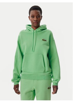 Lacoste Bluza SH2754 Zielony Relaxed Fit ze sklepu MODIVO w kategorii Bluzy męskie - zdjęcie 178689762