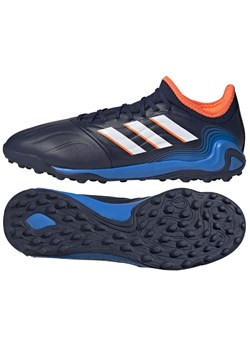 Buty piłkarskie adidas Copa Sense.3 Tf GW4964 niebieskie niebieskie ze sklepu ButyModne.pl w kategorii Buty sportowe męskie - zdjęcie 178690921