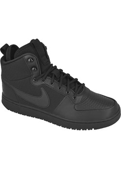 Buty Nike Sportswear Court Borough Mid Wint czarne ze sklepu ButyModne.pl w kategorii Buty sportowe męskie - zdjęcie 178691033