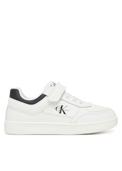 Sneakersy Calvin Klein Jeans Low Cut Lace-Up/ Velcro Sneaker V1X9-82077-1355 S Biały ze sklepu eobuwie.pl w kategorii Buty sportowe dziecięce - zdjęcie 178692023