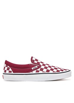 Tenisówki Vans Classic Slip-On VN000D5PZCF1 Bordowy ze sklepu eobuwie.pl w kategorii Trampki damskie - zdjęcie 178692163