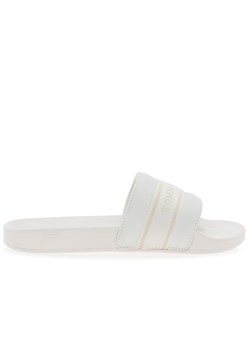 Klapki Tommy Hilfiger Poolside With Webbing Slide FW0FW08529-YBL - białe ze sklepu streetstyle24.pl w kategorii Klapki damskie - zdjęcie 178692361