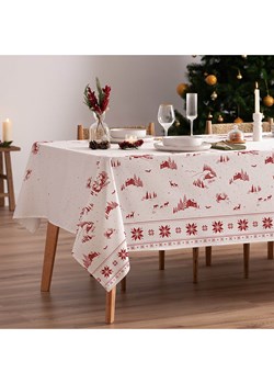 Mint Rugs Obrus &quot;Christmas Sven&quot; w kolorze biało-czerwonym ze sklepu Limango Polska w kategorii Obrusy i bieżniki - zdjęcie 178692714
