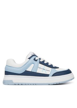 Calvin Klein Jeans Sneakersy Low Cut Lace-Up Sneaker V3X9-82091-1355 Niebieski ze sklepu MODIVO w kategorii Buty sportowe dziecięce - zdjęcie 178693244