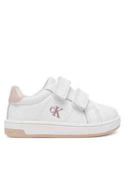 Calvin Klein Jeans Sneakersy Low Cut VelCro V1A9-82007-1355X M Biały ze sklepu MODIVO w kategorii Buty sportowe dziecięce - zdjęcie 178694081