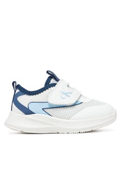 Calvin Klein Jeans Sneakersy Low Cut Velcro V1X9-83001-1697Y Biały ze sklepu MODIVO w kategorii Buty sportowe dziecięce - zdjęcie 178694082