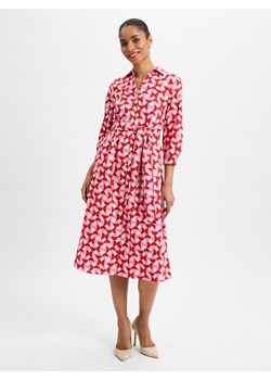 More & More Damska sukienka na co dzień Kobiety Bawełna różowy wzorzysty ze sklepu vangraaf w kategorii Sukienki - zdjęcie 178695464