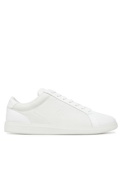 Sneakersy Calvin Klein Jeans Low Profile Cupsole Cm YM0YM01190 Biały ze sklepu eobuwie.pl w kategorii Buty sportowe męskie - zdjęcie 178705161