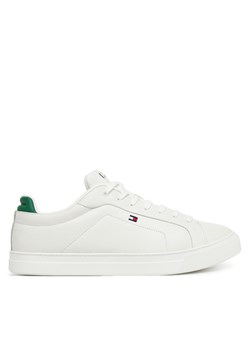 Sneakersy Tommy Hilfiger Icon Court Pinperf Lth FM0FM05483 Biały ze sklepu eobuwie.pl w kategorii Buty sportowe męskie - zdjęcie 178705171