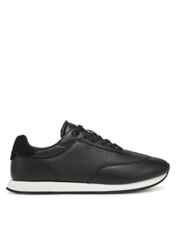 Calvin Klein Sneakersy Low Top Lace Up Tmbl Lth HM0HM01804 Czarny ze sklepu MODIVO w kategorii Buty sportowe męskie - zdjęcie 178707373