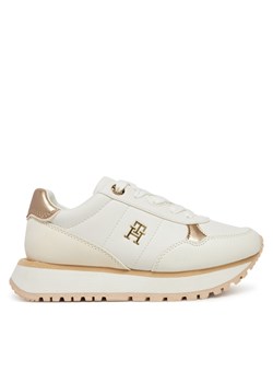 Sneakersy Tommy Hilfiger Low Cut Lace-Up Sneaker T3A9-33759-1355 M Biały ze sklepu eobuwie.pl w kategorii Buty sportowe dziecięce - zdjęcie 178707472