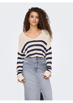 ONLY Sweter w kolorze beżowym ze sklepu Limango Polska w kategorii Swetry damskie - zdjęcie 178708594