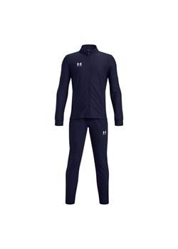 Chłopięcy dres komplet treningowy Under Armour UA B\'s Challenger Tracksuit - granatowy ze sklepu Sportstylestory.com w kategorii Dresy męskie - zdjęcie 178709990