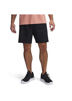 Męskie spodenki treningowe Under Armour UA Tech Woven Emboss Short - czarne ze sklepu Sportstylestory.com w kategorii Spodenki męskie - zdjęcie 178710001