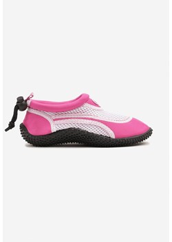 Fuksjowo-Białe Wsuwane Buty Sportowe z Siateczki do Wody Velselia ze sklepu born2be.pl w kategorii Buty sportowe dziecięce - zdjęcie 178710434