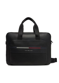 Tommy Hilfiger Torba na laptopa Th Foundation Computer Bag AM0AM13198 Czarny ze sklepu MODIVO w kategorii Torby na laptopa - zdjęcie 178711520