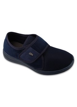 DR.ORTO Befado buty damskie na rzep z wkładką wymienną pu 088D001 granatowe niebieskie ze sklepu ButyModne.pl w kategorii Kapcie damskie - zdjęcie 178713904