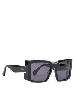 Okulary przeciwsłoneczne Max Mara MM0124 01A Czarny ze sklepu eobuwie.pl w kategorii Okulary przeciwsłoneczne damskie - zdjęcie 178715101