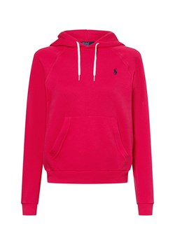 Polo Ralph Lauren Damski sweter z kapturem Kobiety Bawełna fuksja jednolity ze sklepu vangraaf w kategorii Bluzy damskie - zdjęcie 178716572