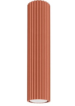 Czerwona lampa tuba w loftowym stylu 30cm - D293 Giso ze sklepu Edinos.pl w kategorii Lampy sufitowe - zdjęcie 178718984