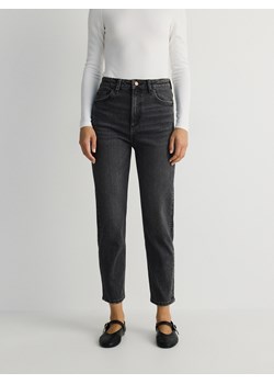 Reserved - Jeansy mom fit - szary ze sklepu Reserved w kategorii Jeansy damskie - zdjęcie 178722302