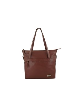 Torebka skórzana shopper na ramię - Brązowa ze sklepu butyolivier w kategorii Torby Shopper bag - zdjęcie 178724303