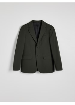 Reserved - Marynarka slim fit - ciemnozielony ze sklepu Reserved w kategorii Marynarki męskie - zdjęcie 178726724