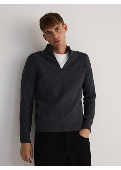 Reserved - Sweter ze stójką - ciemnoszary ze sklepu Reserved w kategorii Swetry męskie - zdjęcie 178726753