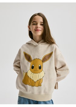 Reserved - Bluza Pokémon - beżowy ze sklepu Reserved w kategorii Bluzy dziewczęce - zdjęcie 178728220