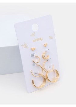 Sinsay - Kolczyki 4 pack - złoty ze sklepu Sinsay w kategorii Kolczyki - zdjęcie 178729412